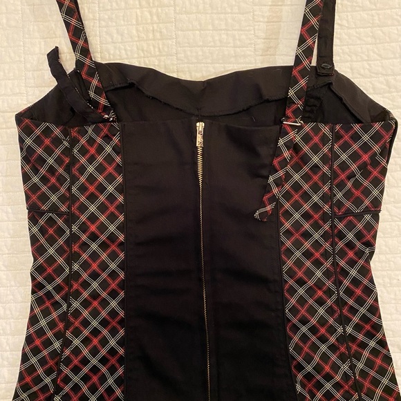 Tripp NYC Vintage Y2K Unique plaid bustier.Like new!!! - Picture 2 of 5